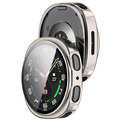Techsuit Defense360 Pro tok Samsung Galaxy Watch9 / Watch8 40mm-hez, Gyöngyház Ezüst