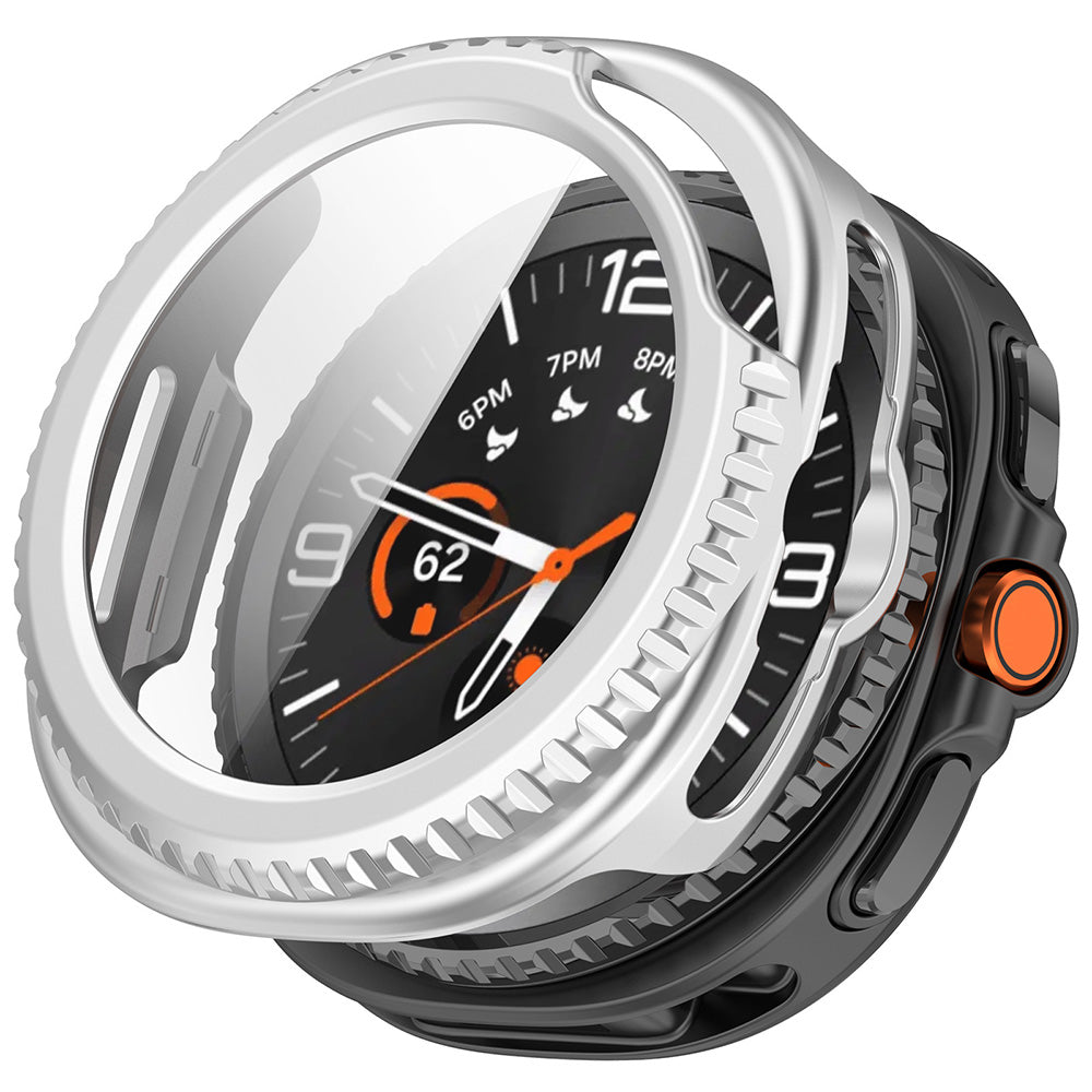 Techsuit Defense360 Pro tok Samsung Galaxy Watch8 Classic-hoz, Ezüst