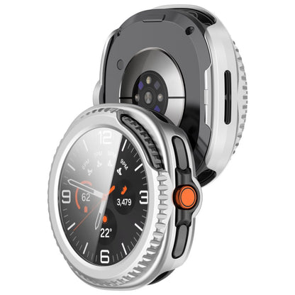 Techsuit Defense360 Pro tok Samsung Galaxy Watch8 Classic-hoz, Ezüst