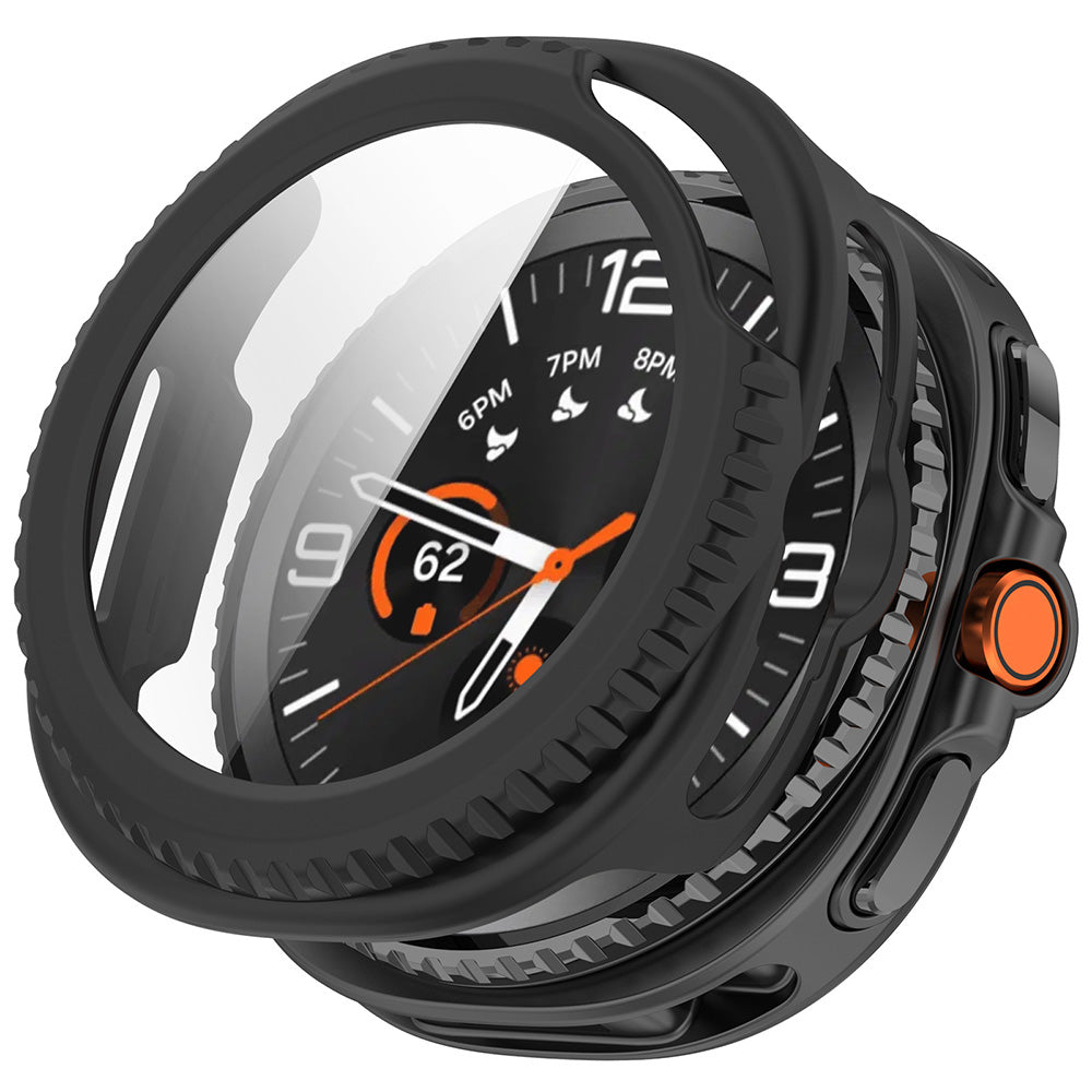 Techsuit Defense360 Pro tok Samsung Galaxy Watch8 Classic-hoz, matt fekete