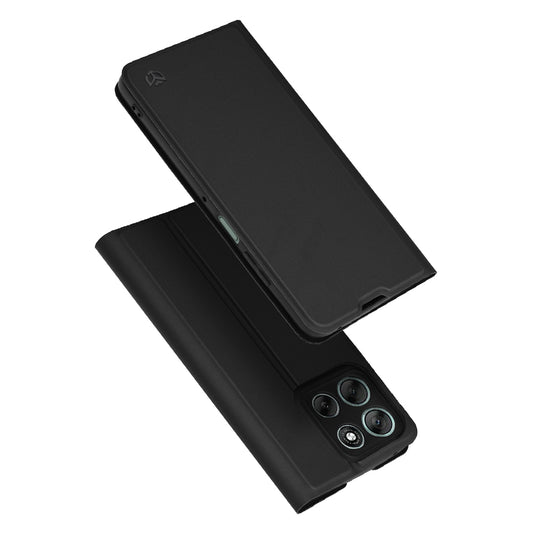 Tok a Motorola Moto G56-hoz, Techsuit, Magskin Book, Fekete