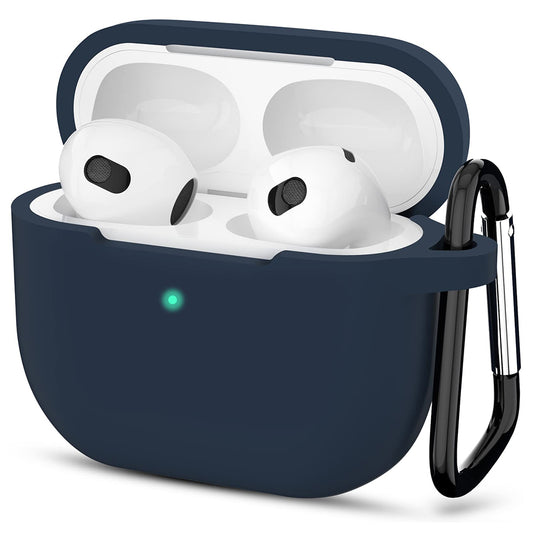 Techsuit szilikon tok Apple AirPods 3-hoz, tengerészkék