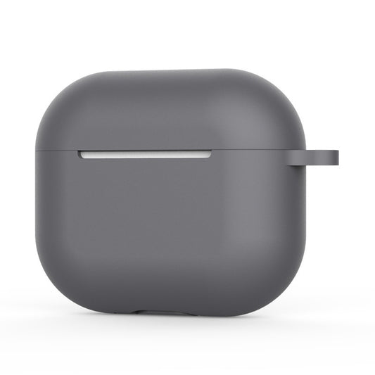 Techsuit szilikon tok Apple AirPods 4-hez, szürke