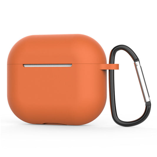 Techsuit Szilikon tok Apple AirPods 4-hez, Narancssárga