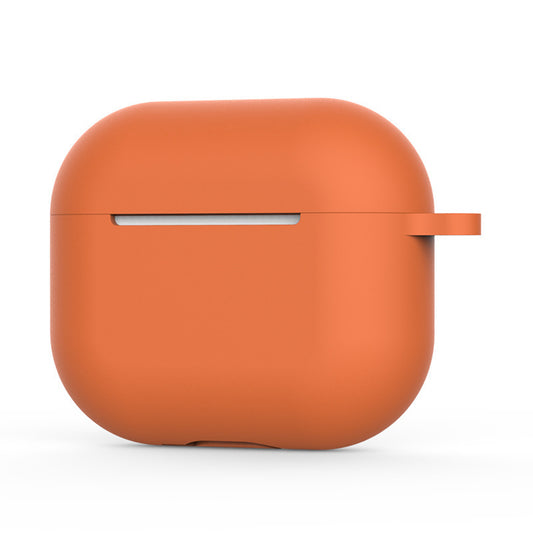 Techsuit Szilikon tok Apple AirPods 4-hez, Narancssárga