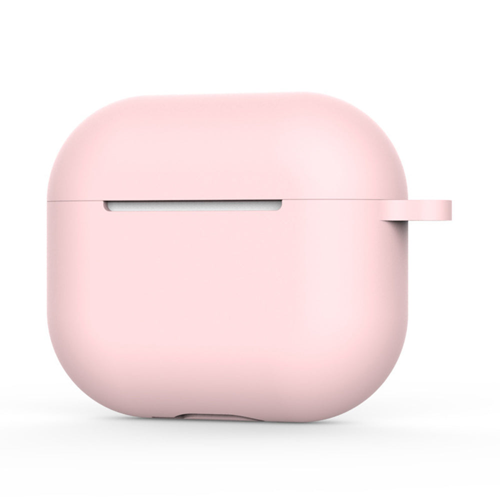Techsuit Szilikon tok Apple AirPods 4-hez, Világos rózsaszín