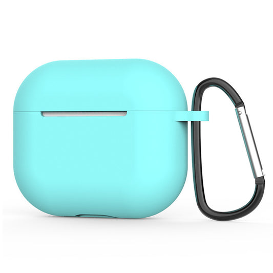 Techsuit Szilikon tok Apple AirPods 4-hez, Sötét türkiz