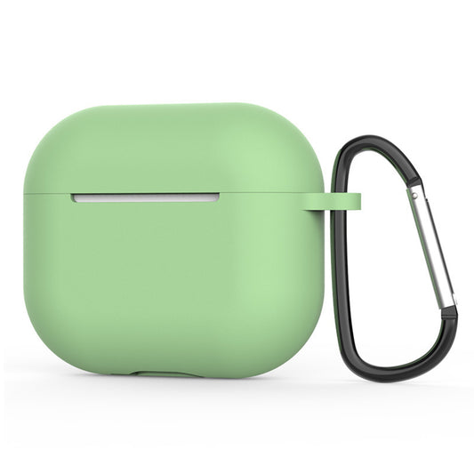 Techsuit Szilikon tok Apple AirPods 4-hez, Világoszöld
