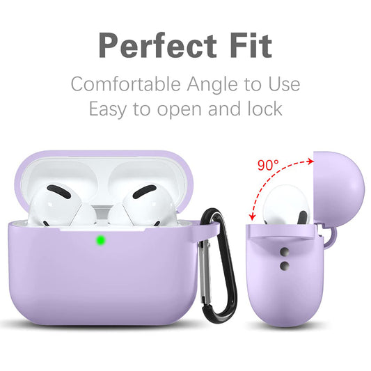 Techsuit szilikon tok Apple AirPods Pro sorozathoz, lila
