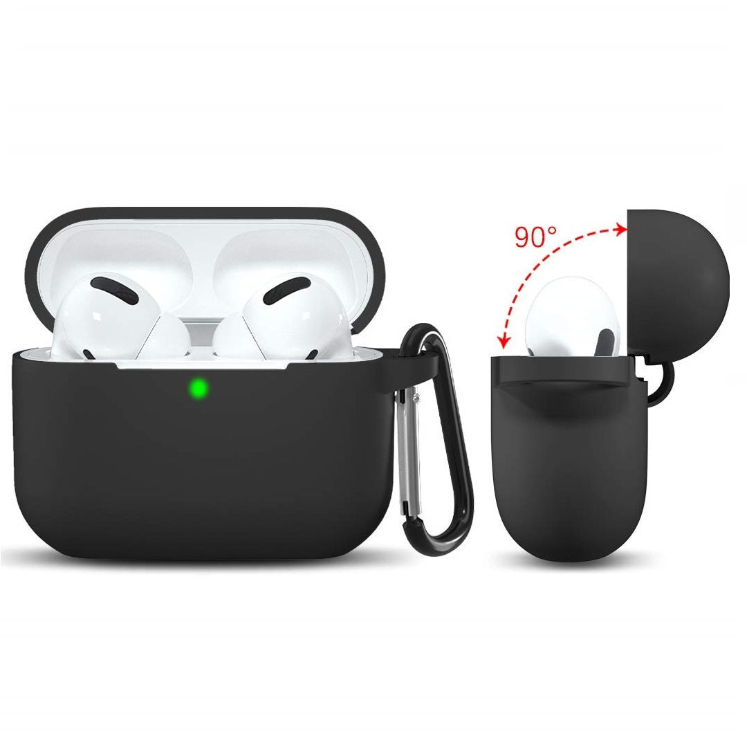 Techsuit szilikon tok Apple AirPods Pro sorozathoz, fekete