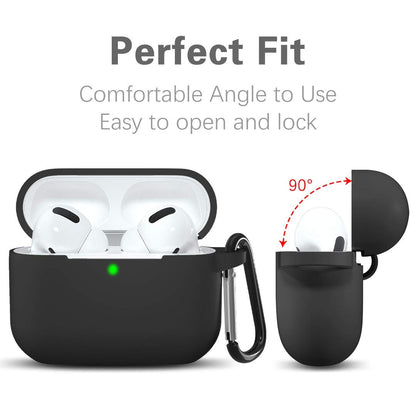 Techsuit szilikon tok Apple AirPods Pro sorozathoz, fekete