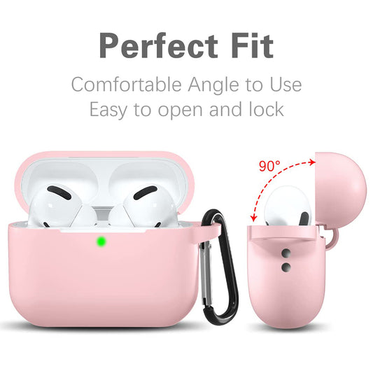 Techsuit szilikon tok Apple AirPods Pro sorozathoz, rózsaszín