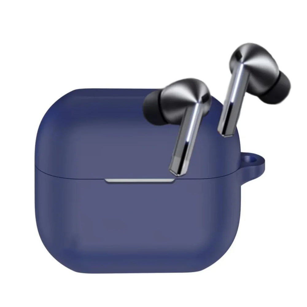 Techsuit Silicone Case for Samsung Galaxy Buds3 FE / Buds3 Pro / Buds3, Navy Blue