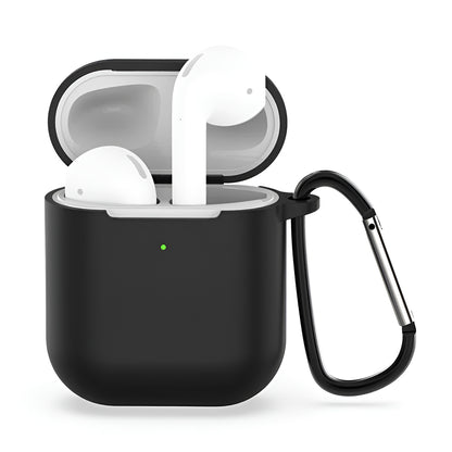 Techsuit Silicone tok Apple AirPods Gen 1 / Gen 2-hez, Fekete