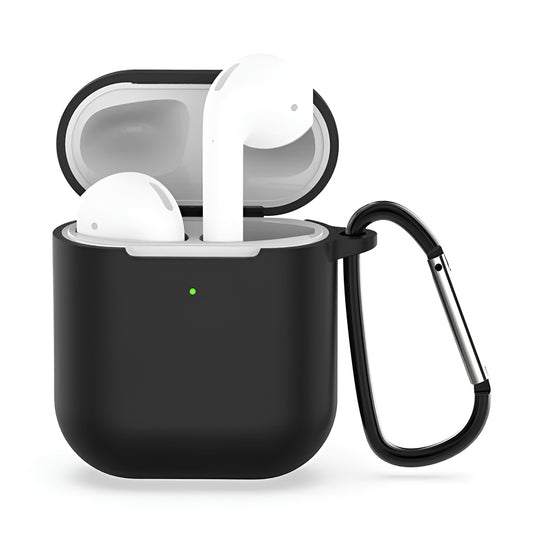 Techsuit Silicone tok Apple AirPods Gen 1 / Gen 2-hez, Fekete
