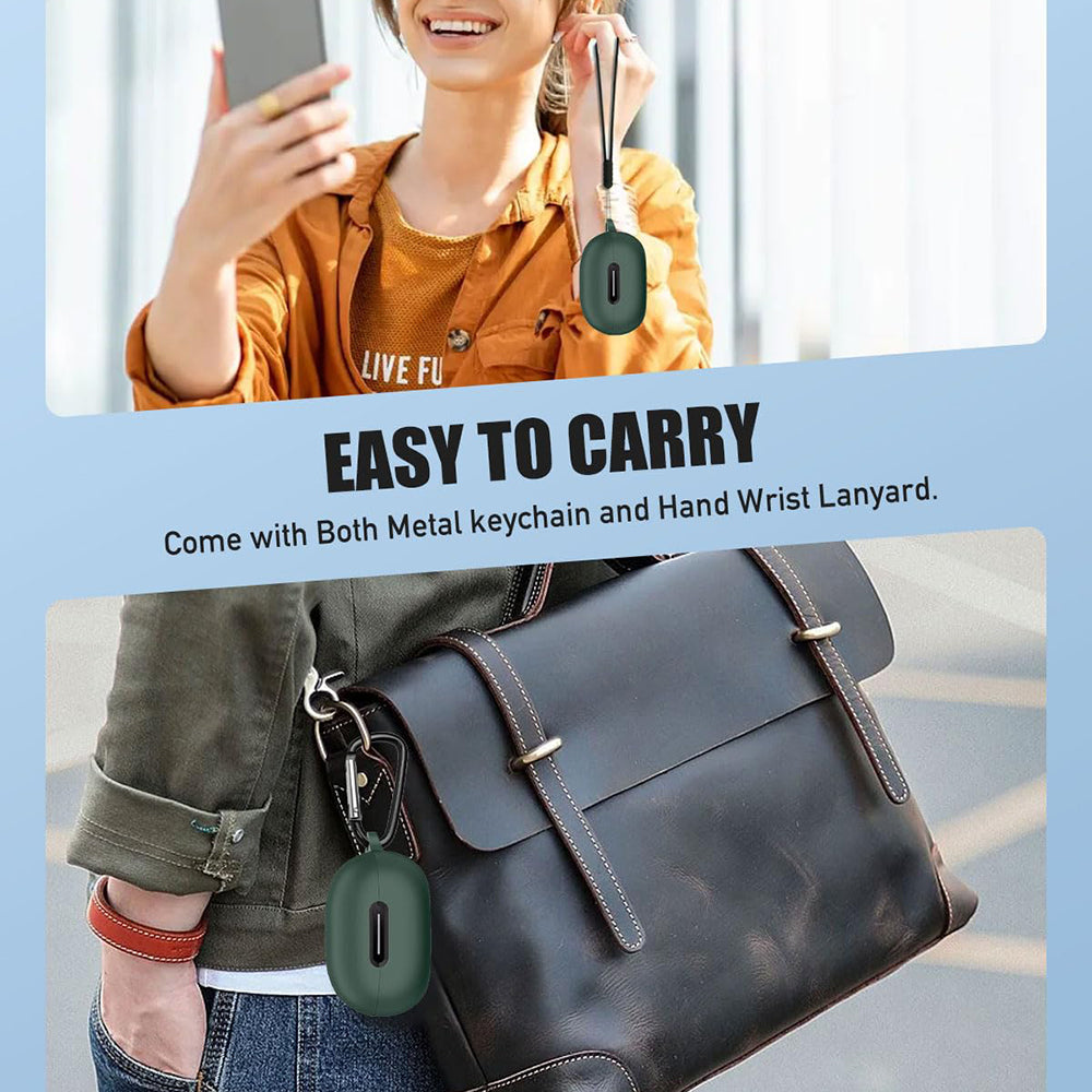 Techsuit Silicone tok Apple AirPods Gen 1 / Gen 2-hez, Fekete