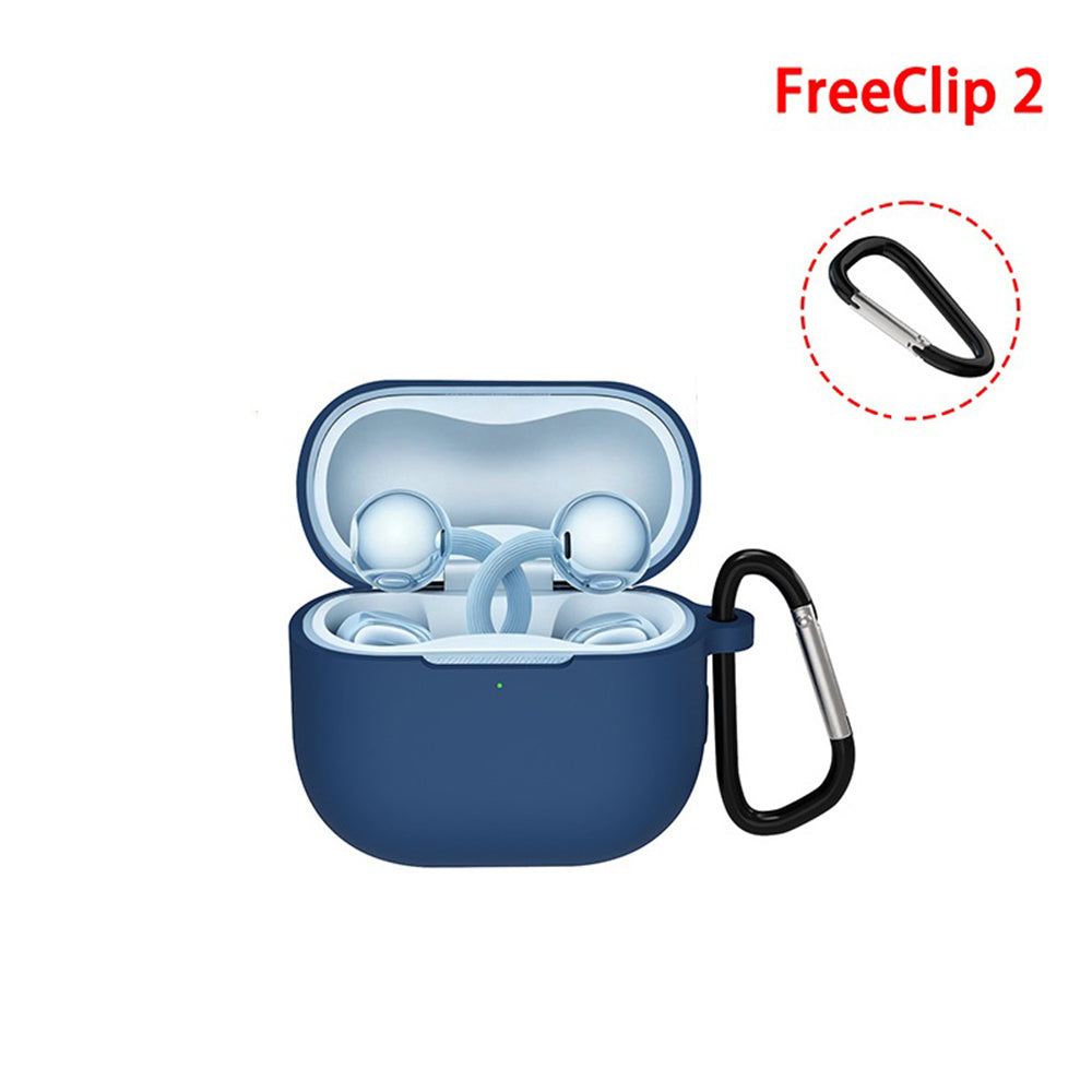 Techsuit Silicone tok Huawei FreeClip 2-hez, Fekete