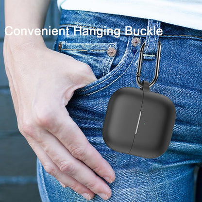 Techsuit Silicone tok Huawei FreeClip 2-hez, Fekete