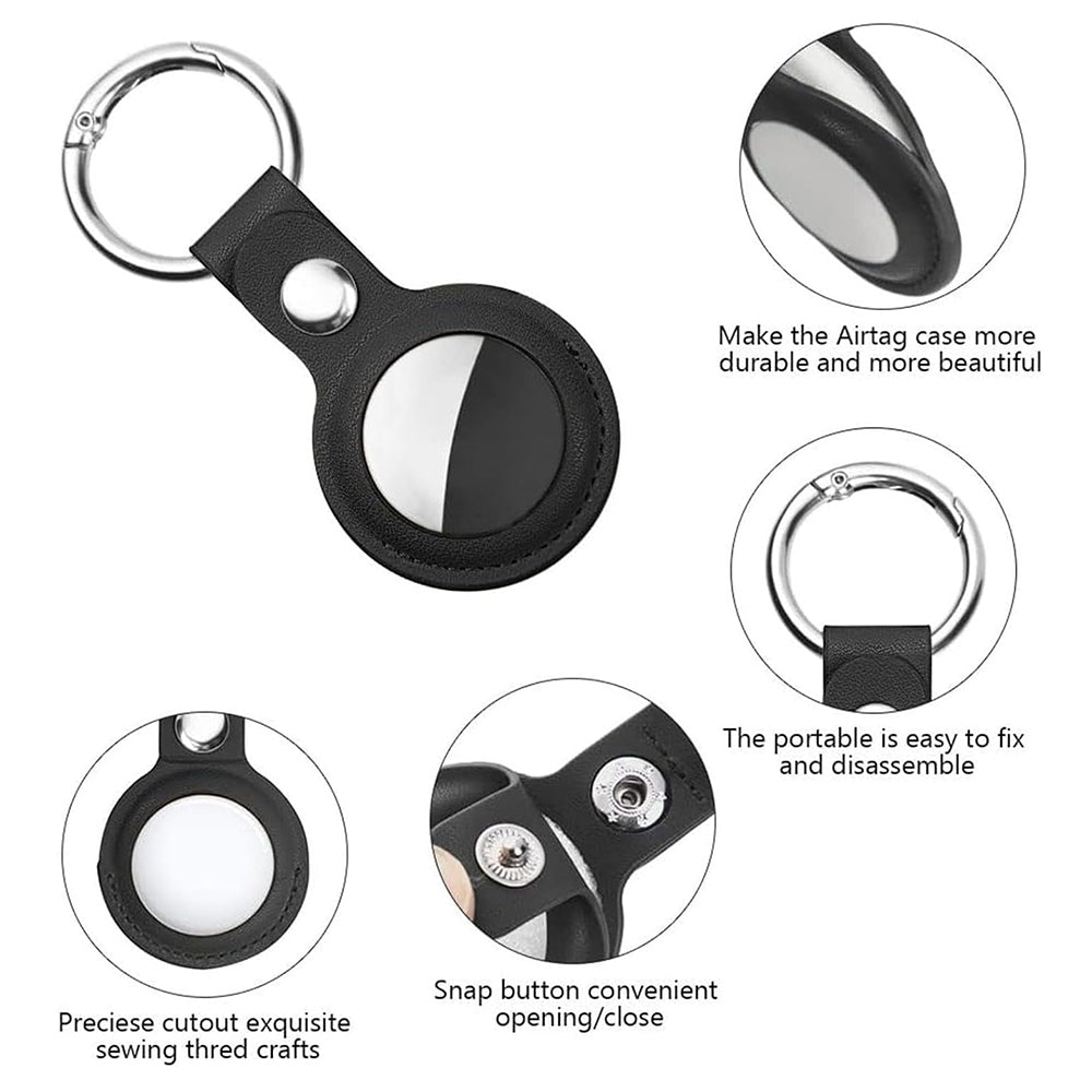Techsuit SLH1 tok Apple AirTag-hoz, fekete