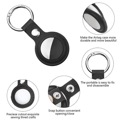 Techsuit SLH1 tok Apple AirTag-hoz, fekete