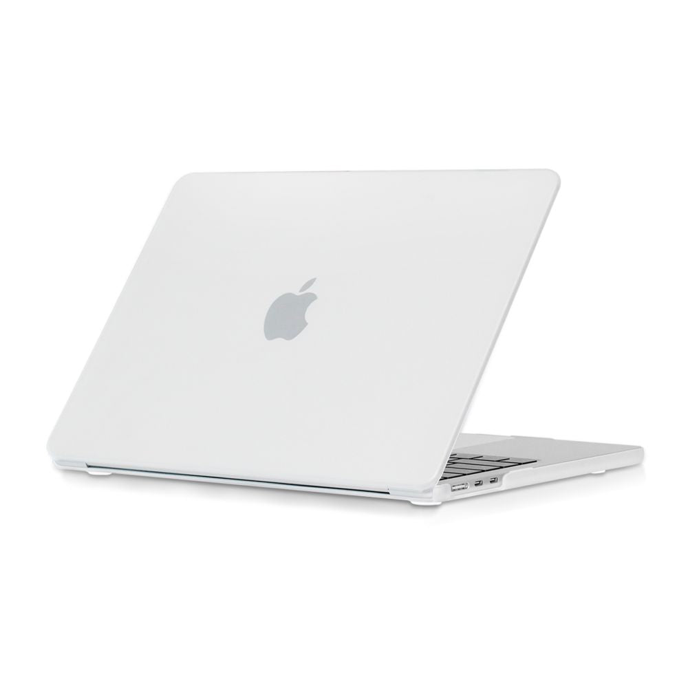 Techsuit UltraShell Case for Apple MacBook Air M2 13inch (2024) / Air M2 13inch (2022), Matte Transparent