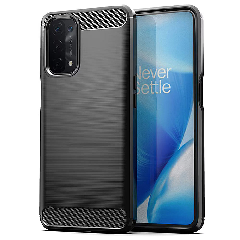 Tok Oppo A74 5G / A54 5G / A93 5G-hez, OEM, Karbon, Fekete