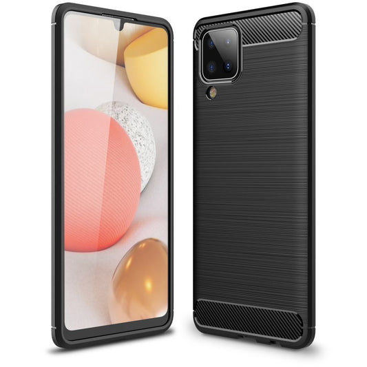 Tok Samsung Galaxy A12 Nacho A127 / M12 M127 / A12 A125, OEM, Karbon, Fekete