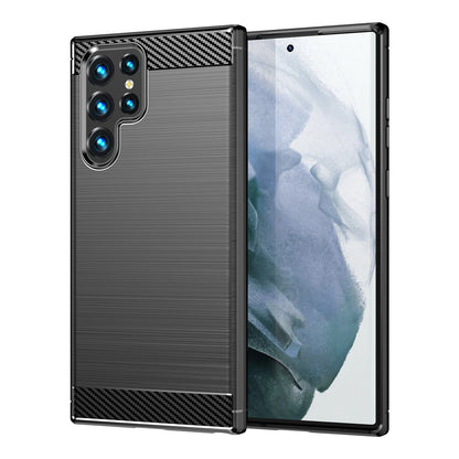 Tok Samsung Galaxy S23 Ultra S918-hoz, OEM, karbon, fekete