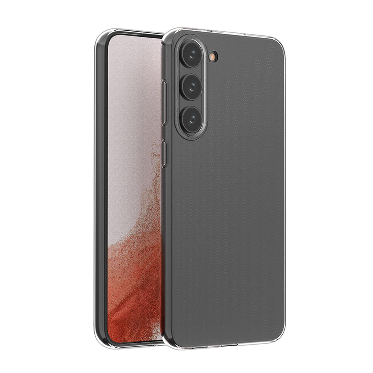 Tok Samsung Galaxy S23 S911-hez, OEM, vékony, átlátszó