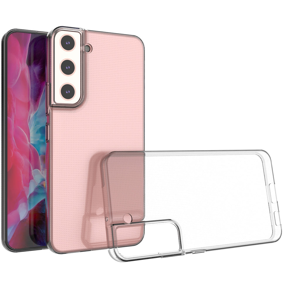Tok Samsung Galaxy S22 5G S901-hez, OEM, vékony, átlátszó