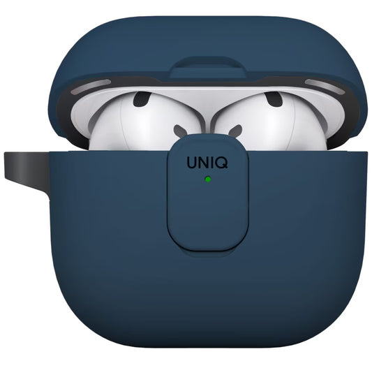 UNIQ Clyde tok Apple AirPods 4-hez, Kék Fekete