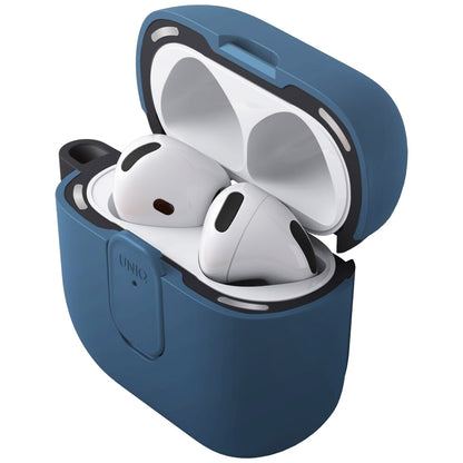 UNIQ Clyde tok Apple AirPods 4-hez, Kék Fekete