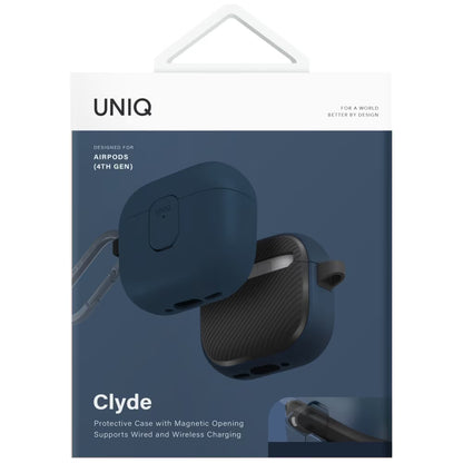 UNIQ Clyde tok Apple AirPods 4-hez, Kék Fekete