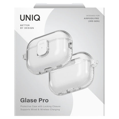 UNIQ Glase Pro tok Apple AirPods Pro 3-hoz, Átlátszó