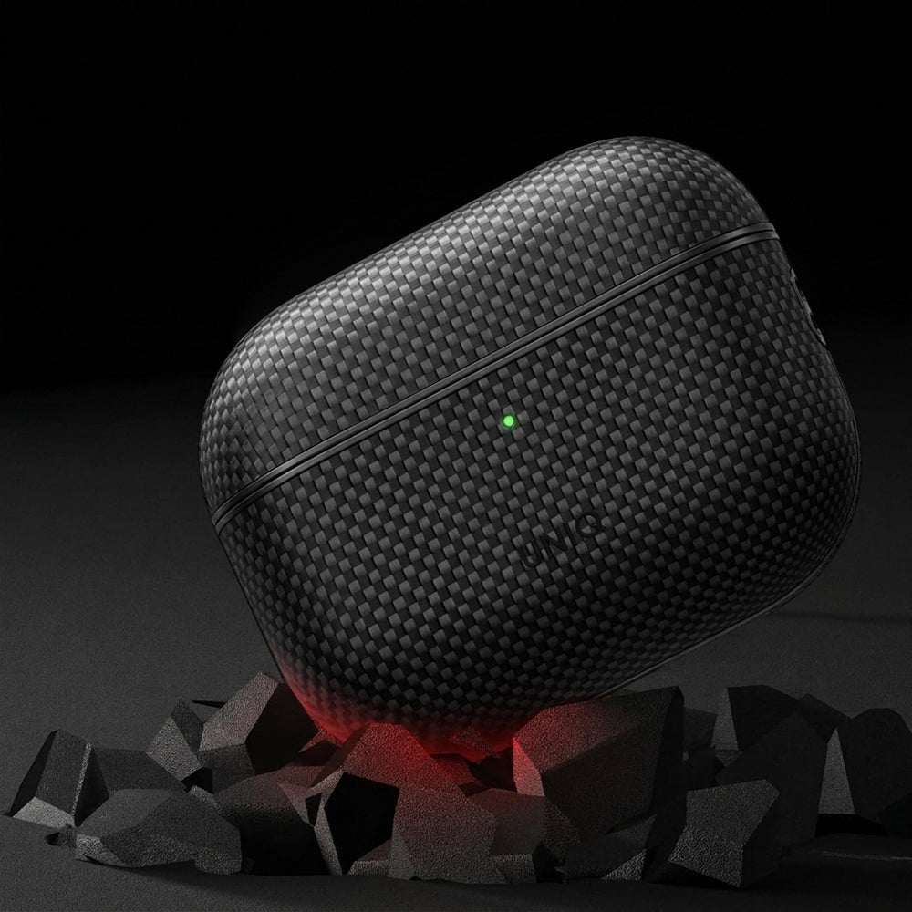 UNIQ Keva Prime tok Apple AirPods Pro 3-hoz, Fekete