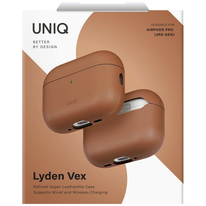 UNIQ Lyden Vex Case for Apple AirPods Pro 3, Brown
