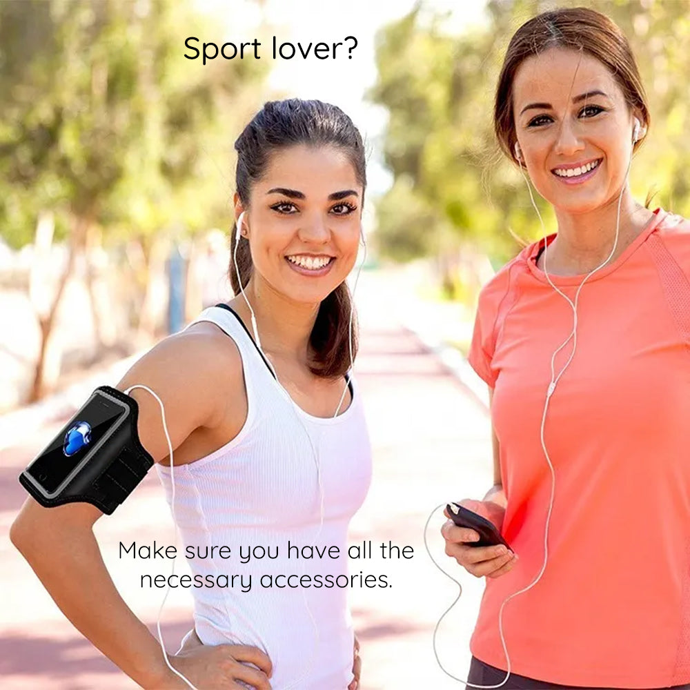 Univerzális telefontok max. 6,8 hüvelyk, Techsuit, Sports TH20, fekete