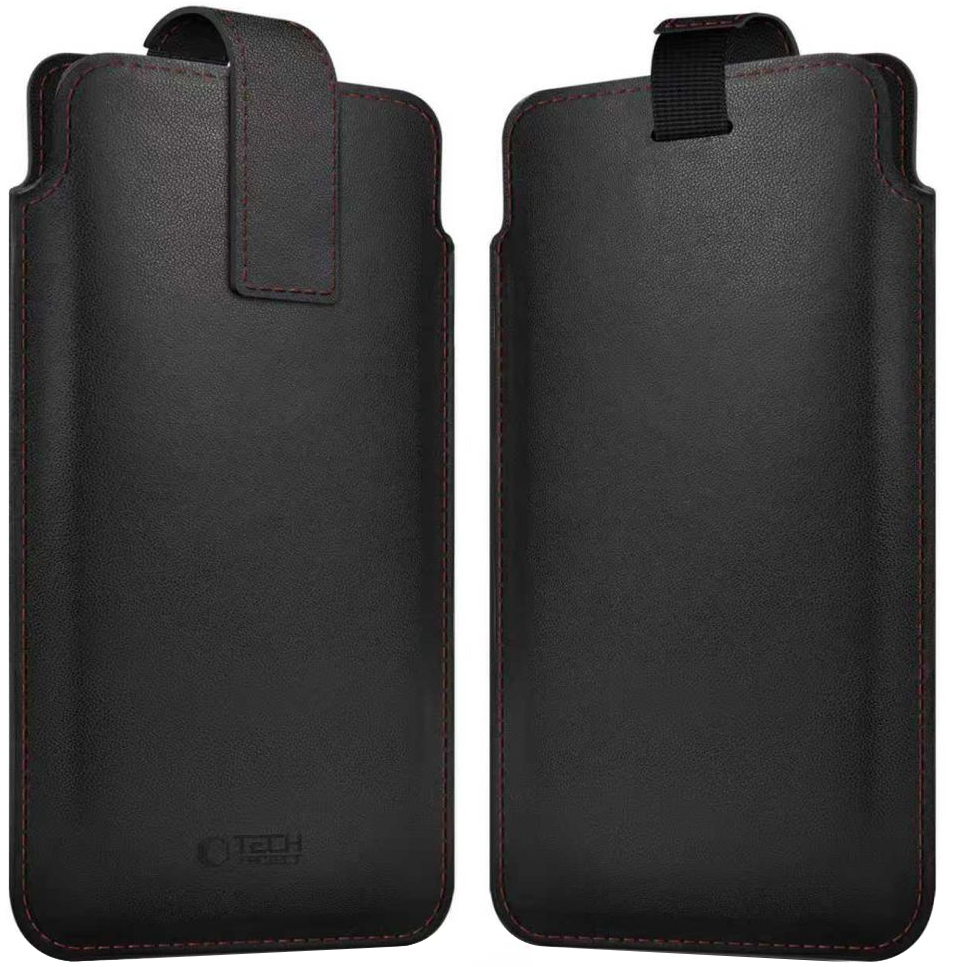 Univerzális Telefon Tok, Tech-Protect, SM65, Fekete-Piros