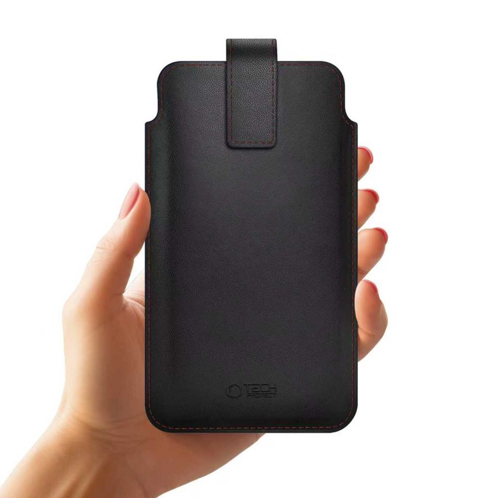 Univerzális Telefon Tok, Tech-Protect, SM65, Fekete-Piros