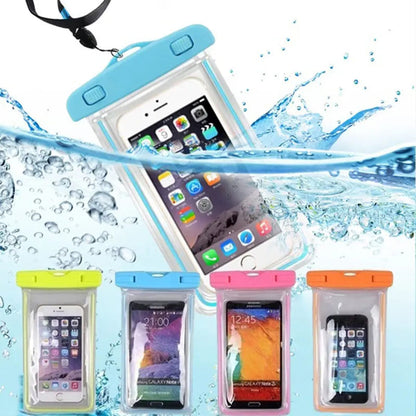 Techsuit univerzális vízálló telefontok max. 6,5 hüvelyk, fekete
