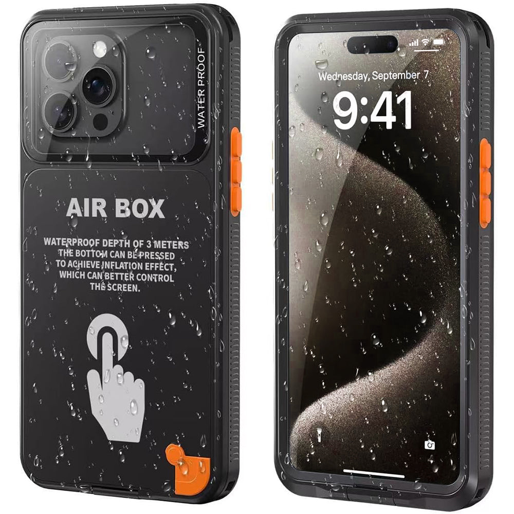 Universal Waterproof Case for Phone max. 6.7inch, ShellBox, AirBox, Black