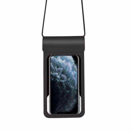Univerzális vízálló tok max. 6,8 hüvelykes telefonhoz, Techsuit, TWC1, fekete