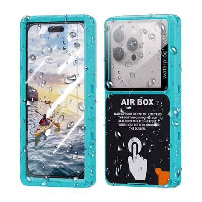 Univerzális vízálló tok max. 6,9 hüvelykes telefonhoz, ShellBox, AirBox, Kék