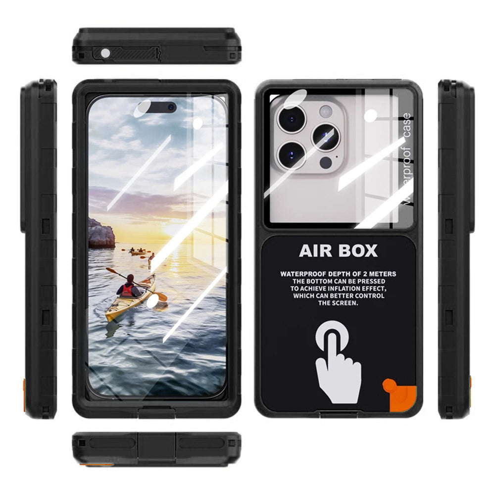 Universal Waterproof Case for Phone max. 6.9inch, ShellBox, AirBox, Black