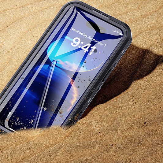 Vízálló tok Apple iPhone 16 Pro Max-hoz, ShellBox, Fekete