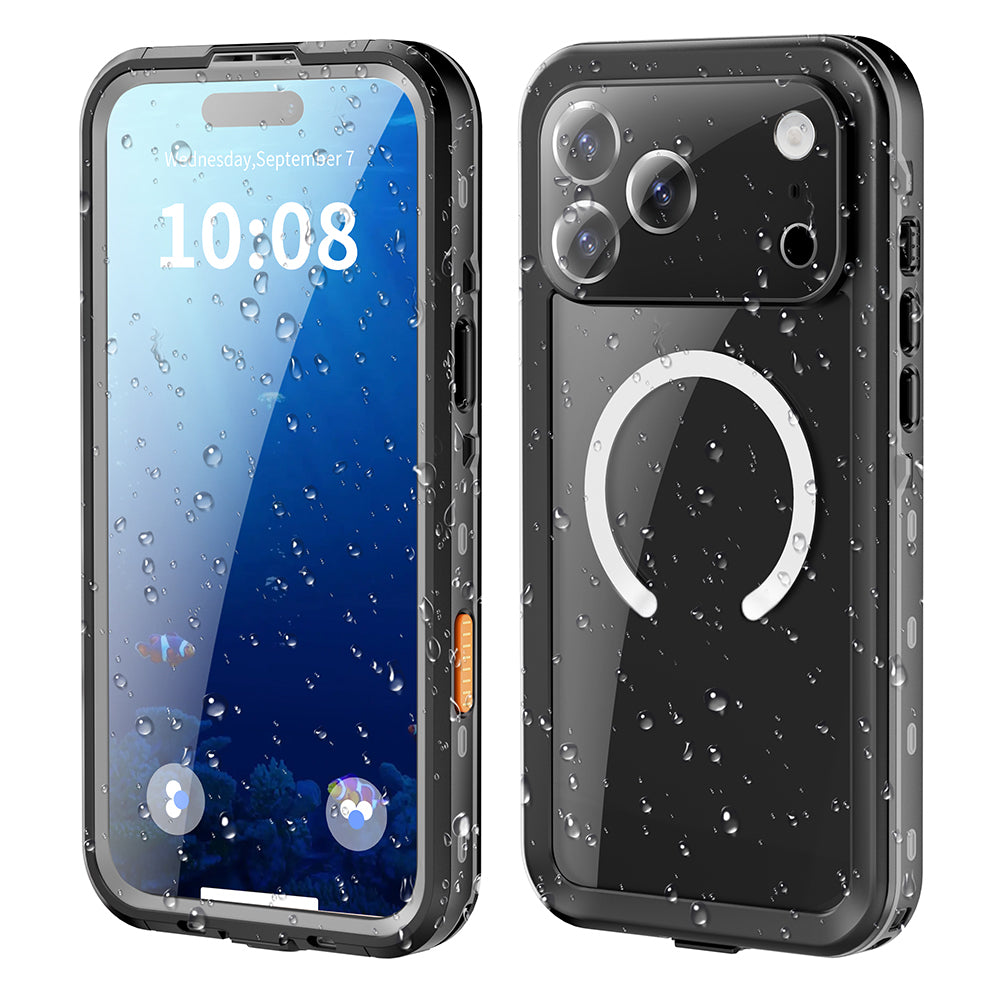 Vízálló tok Apple iPhone 18 Pro Max / 17 Pro Max készülékhez, ShellBox, Fekete