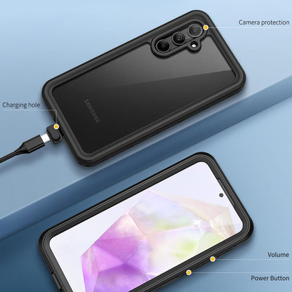 Vízálló tok Samsung Galaxy A35 5G A356-hoz, ShellBox, Fekete