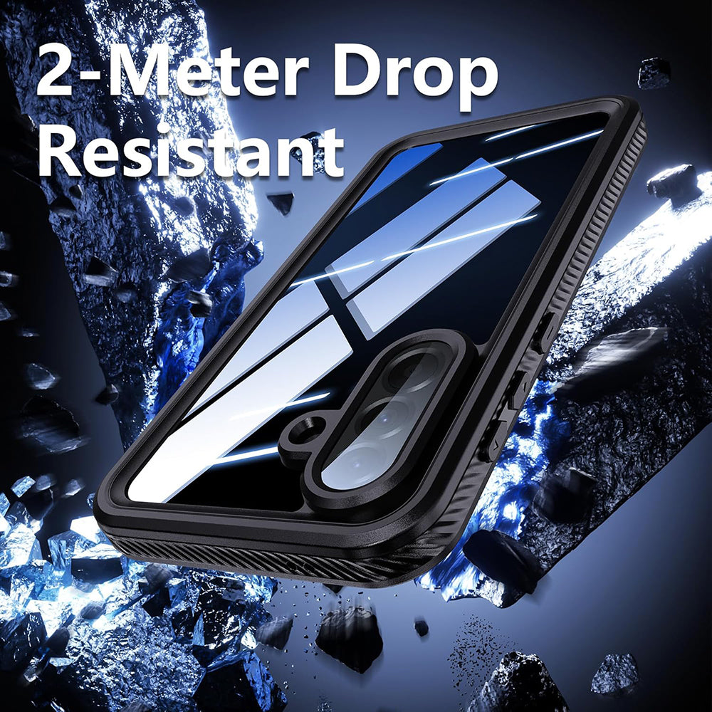 Waterproof Case for Samsung Galaxy A57 5G, ShellBox, Black