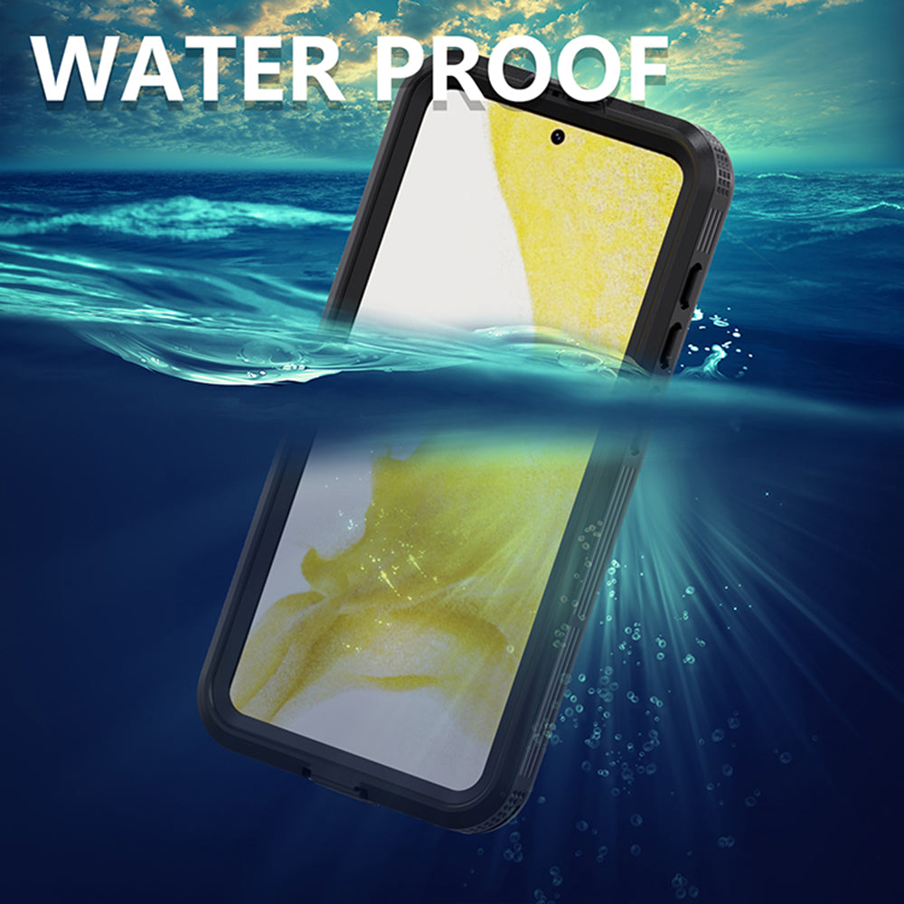 Vízálló tok Samsung Galaxy S23+ S916-hoz, ShellBox, Fekete
