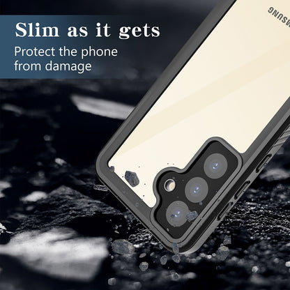Vízálló tok Samsung Galaxy S24+ S926-hoz, ShellBox, Fekete